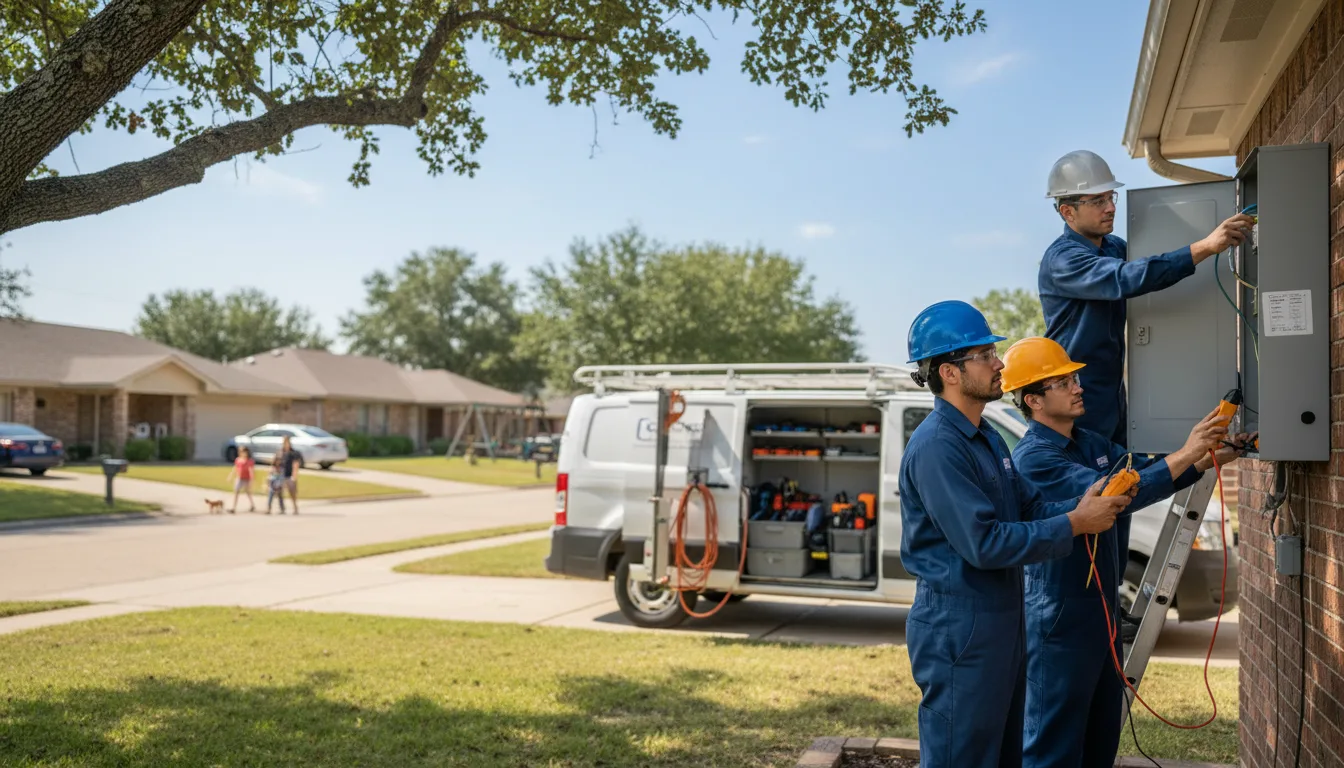 Certified electrician providing emergency electrical services in Van Tassell, WY